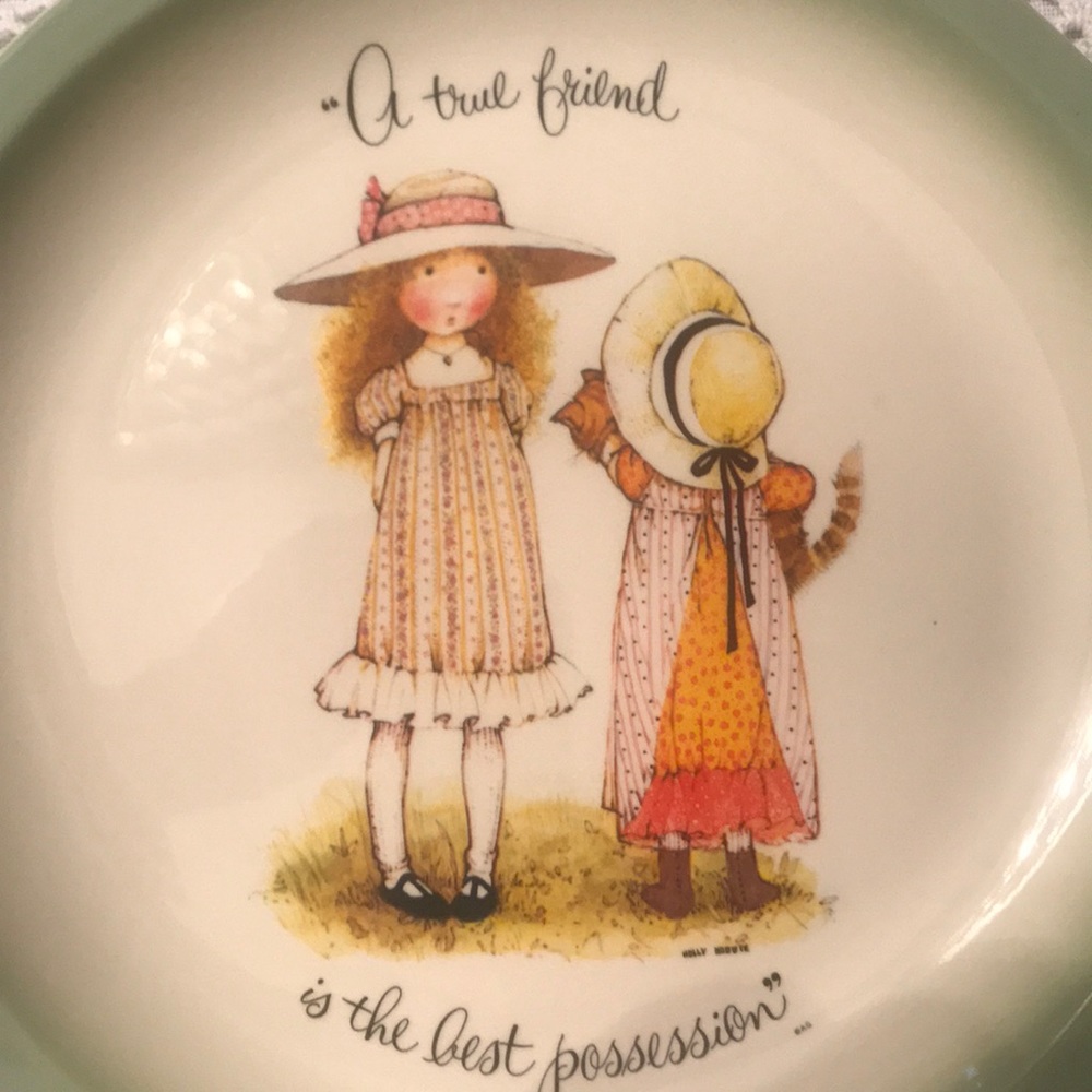 10 in VINTAGE HOLLY HOBBIE PLATE